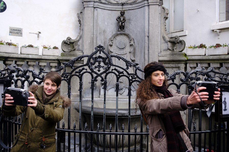 panoramic view of brussels with photo tour